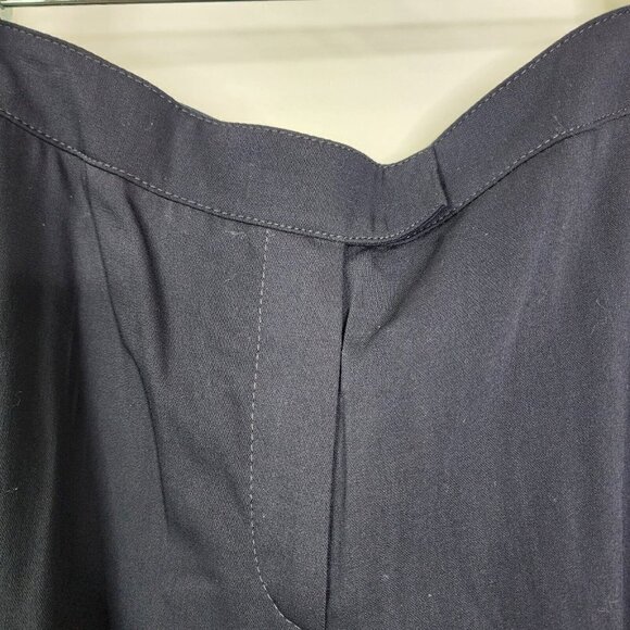 ESCADA Womens Size 44 Wool Blend Dress Pants Trousers Dark Navy Blue - Picture 5 of 9